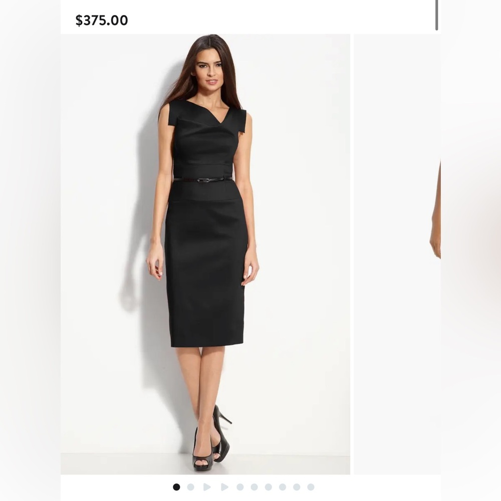 Black Halo NWT Classic Black Jackie O Dress Sz 0/XS